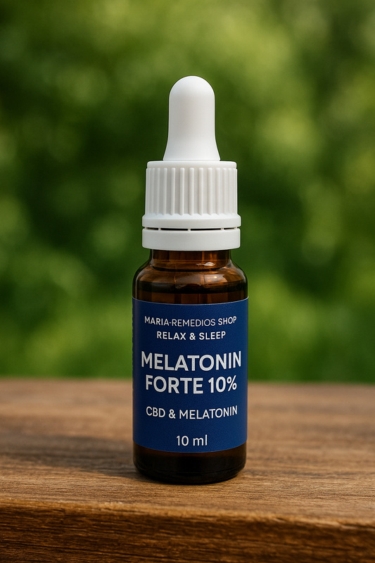 Aceite MELATONIN FORTE 10% CB – 10ml. & Melatonina