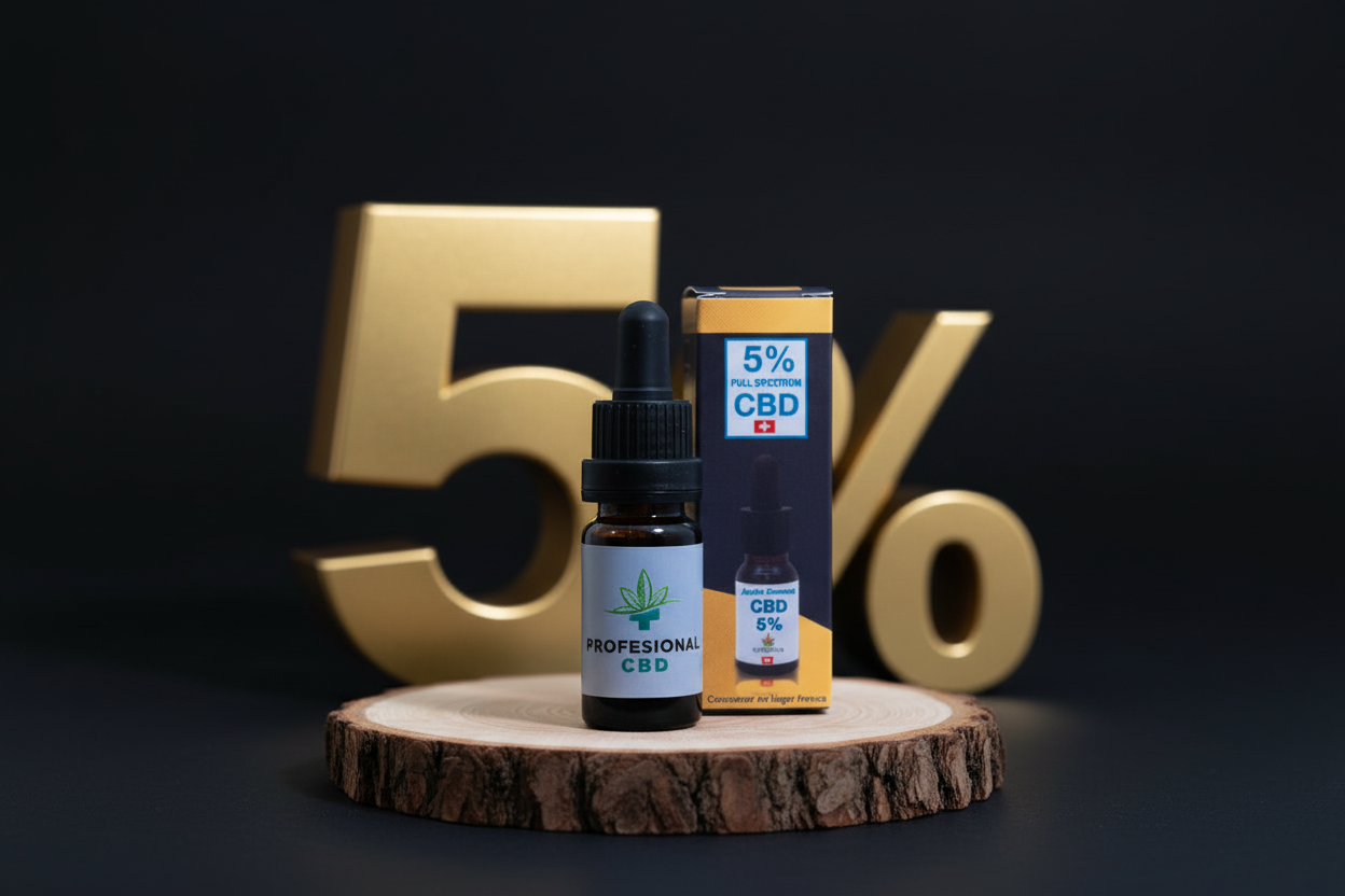 Aceite CBD 5% Full Spectrum 🇨🇭| Mañanas y Tardes